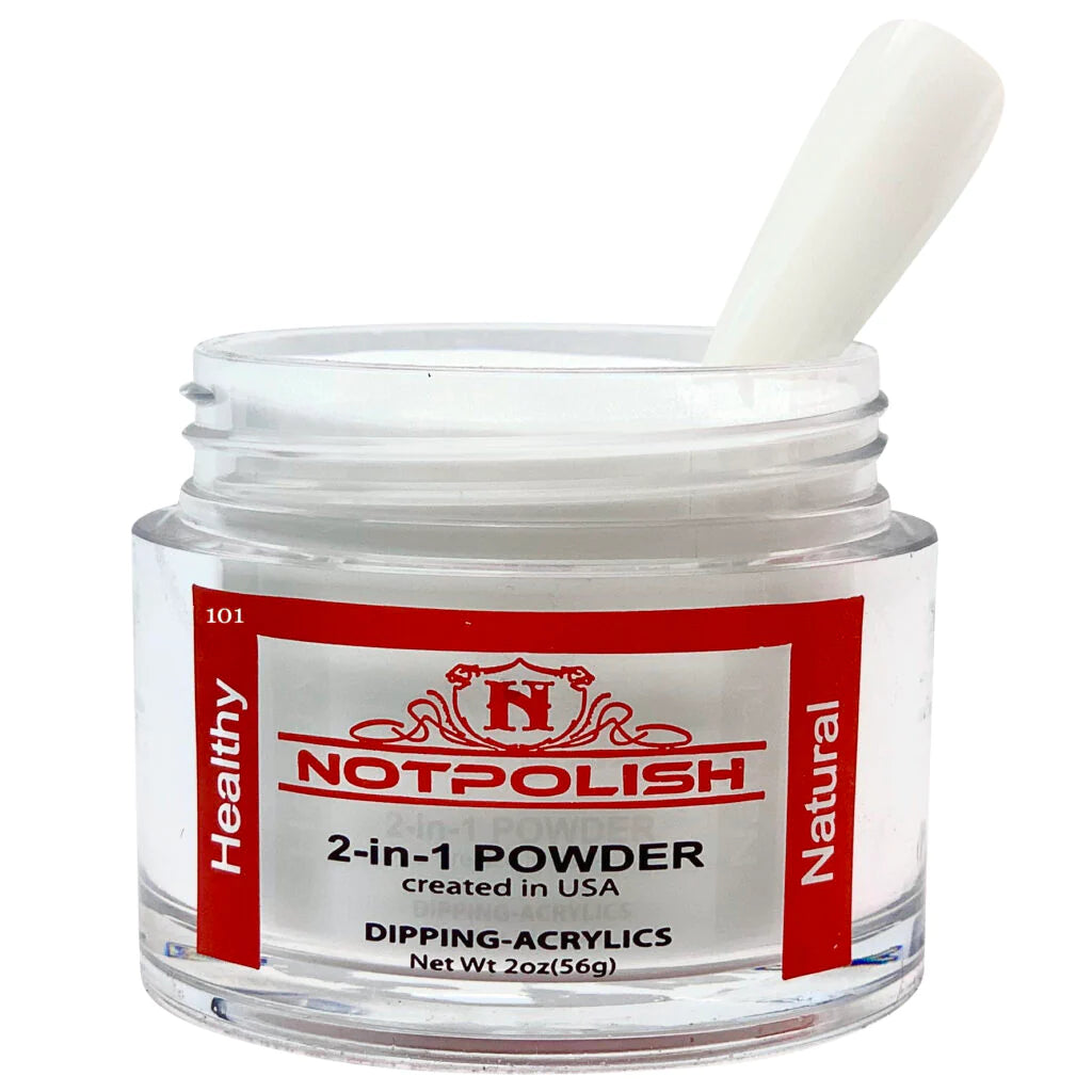 NotPolish - Nail Acrylic/Dip Powder | OG Collection | OG 112 Milky White Ck 2oz Jar
