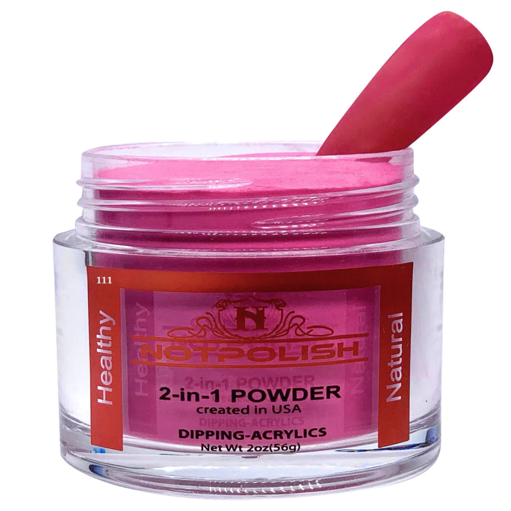 NotPolish - Nail Acrylic/Dip Powder | OG Collection | OG 123 Studded Kiss Powder 2oz Jar