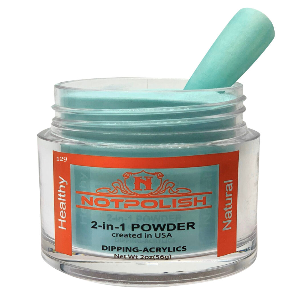 NotPolish - Nail Acrylic/Dip Powder | OG Collection | OG 141 Mint Crush Powder 2oz Jar
