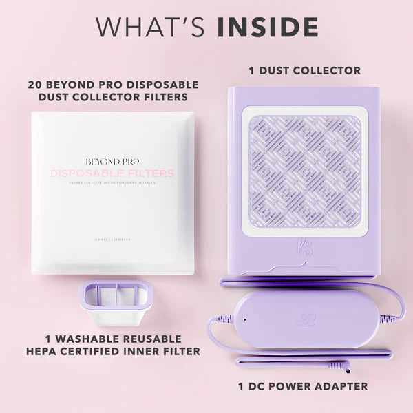 Kiara Sky Beyond Pro Nail Dust Collector- Purple