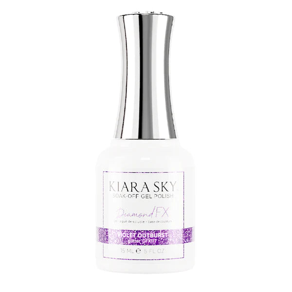 Kiara Sky Violet Outburst - Ultra Reflective Diamond Dust Gel Polish