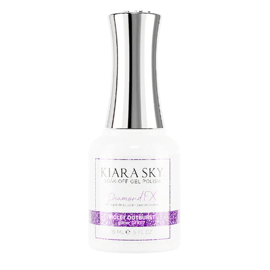 Kiara Sky Violet Outburst - Ultra Reflective Diamond Dust Gel Polish