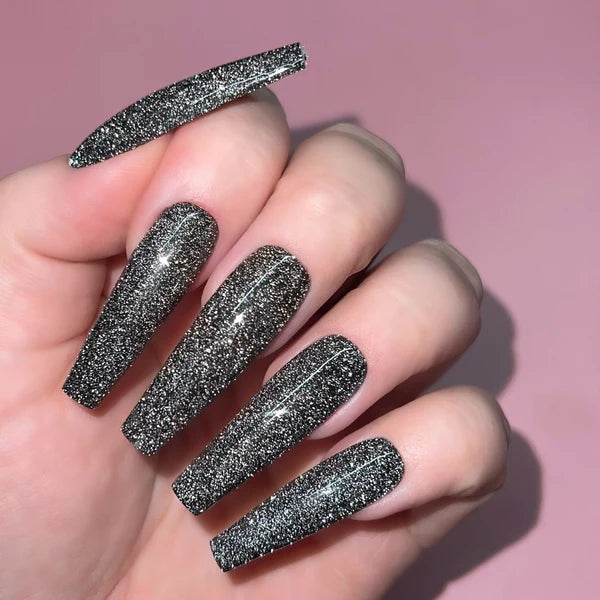 Kiara Sky Midnight Fling - Ultra Reflective Diamond Dust Gel Polish
