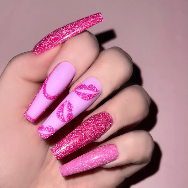 Kiara Sky Dragonfruit Ultra-Reflective Diamond Dust Gel Polish