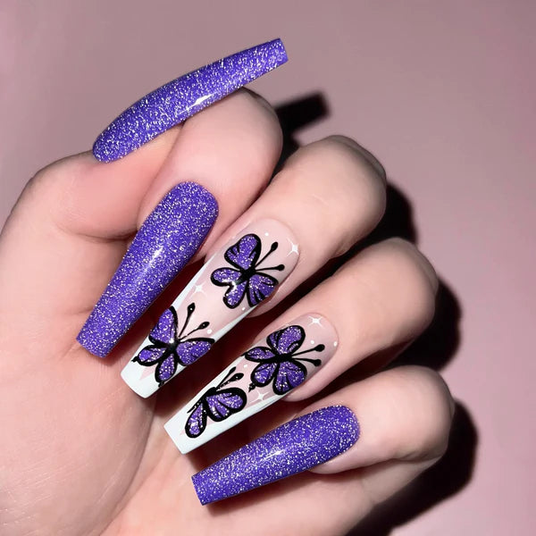Kiara Sky Violet Outburst - Ultra Reflective Diamond Dust Gel Polish