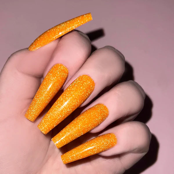 Kiara Sky Two To Mango - Ultra Reflective Diamond Dust Gel Polish