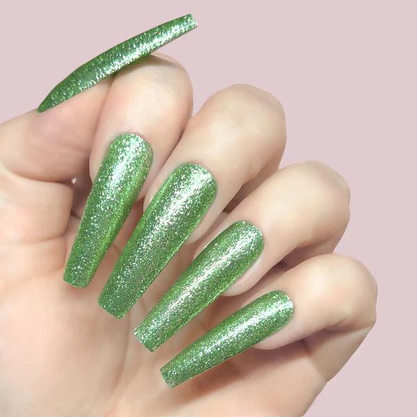 Kiara Sky Emerald Star - Ultra Reflective Platinum Dust Gel Polish