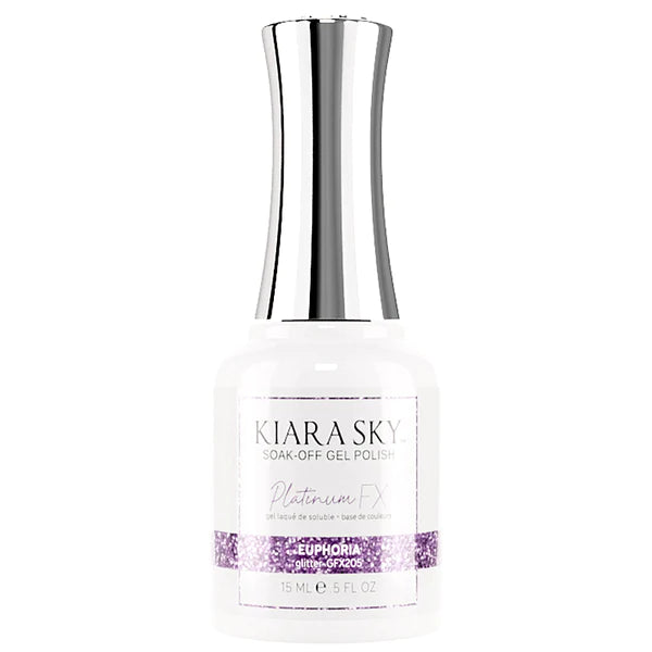Kiara Sky Euphoria - Ultra Reflective Platinum Dust Gel Polish