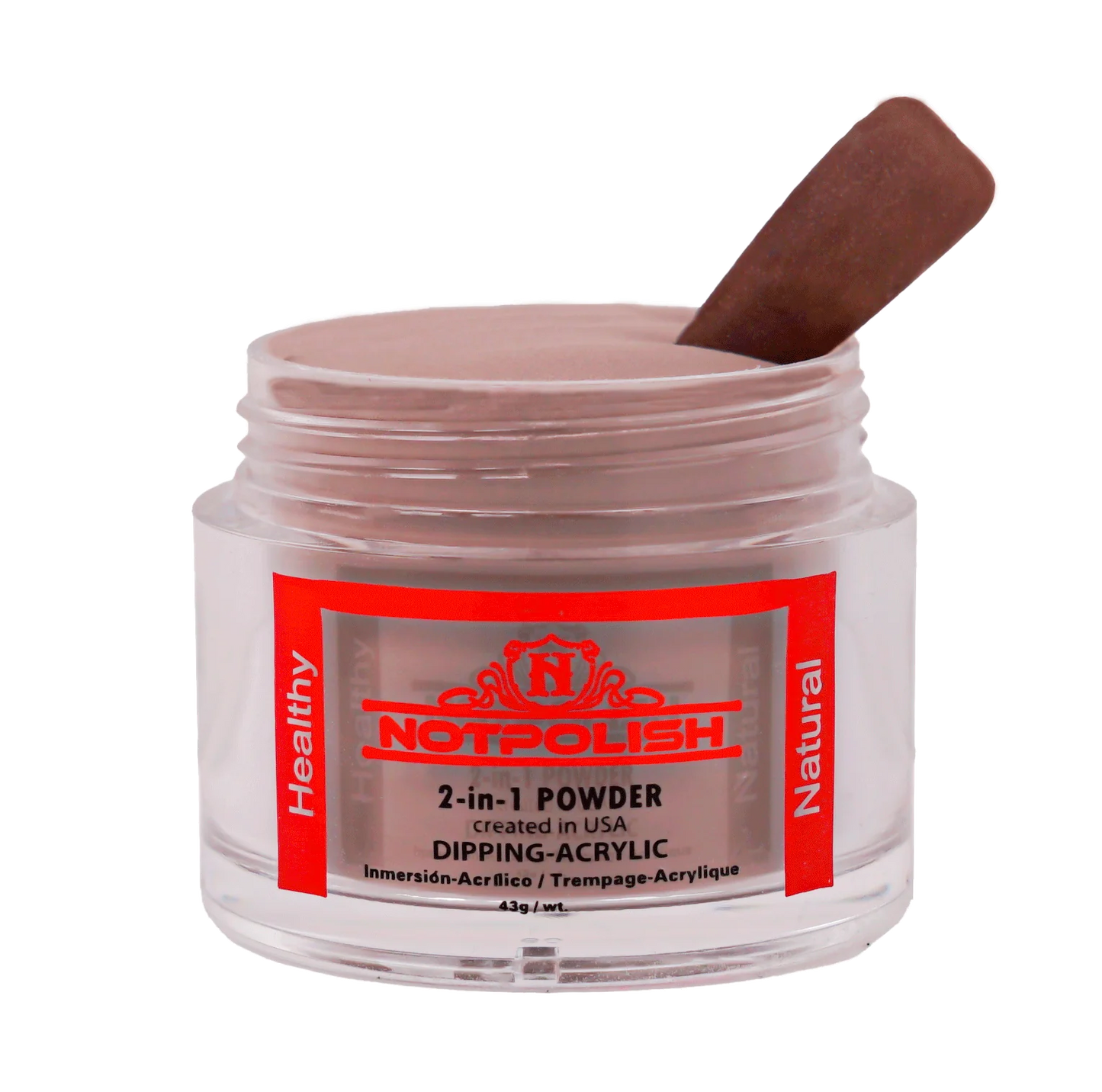 NotPolish - Nail Acrylic/Dip Powder | OG Collection | OG 128 Pink Kiss Powder 2oz Jar