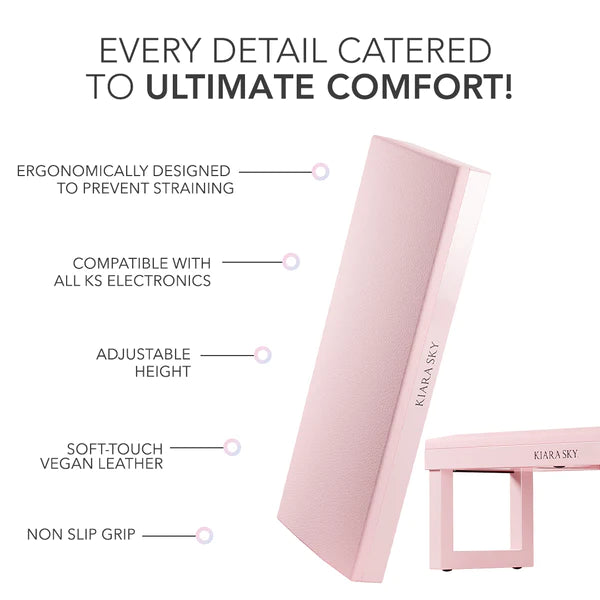 Kiara Sky Nail Arm Rest - White