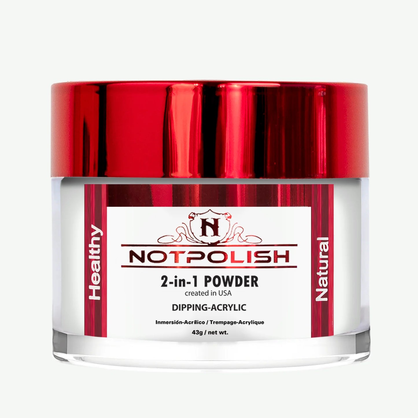 NotPolish - Nail Acrylic/Dip Powder | OG Collection | OG107 Clear 2oz Jar