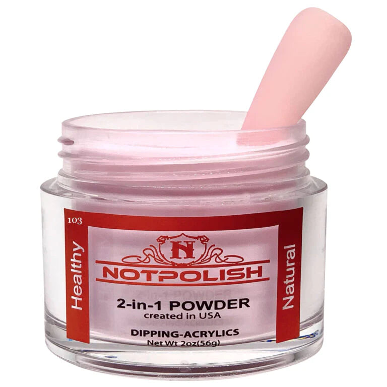 NotPolish - Nail Acrylic/Dip Powder | OG Collection | OG 115 Princess Slippers Sheer 2oz Jar