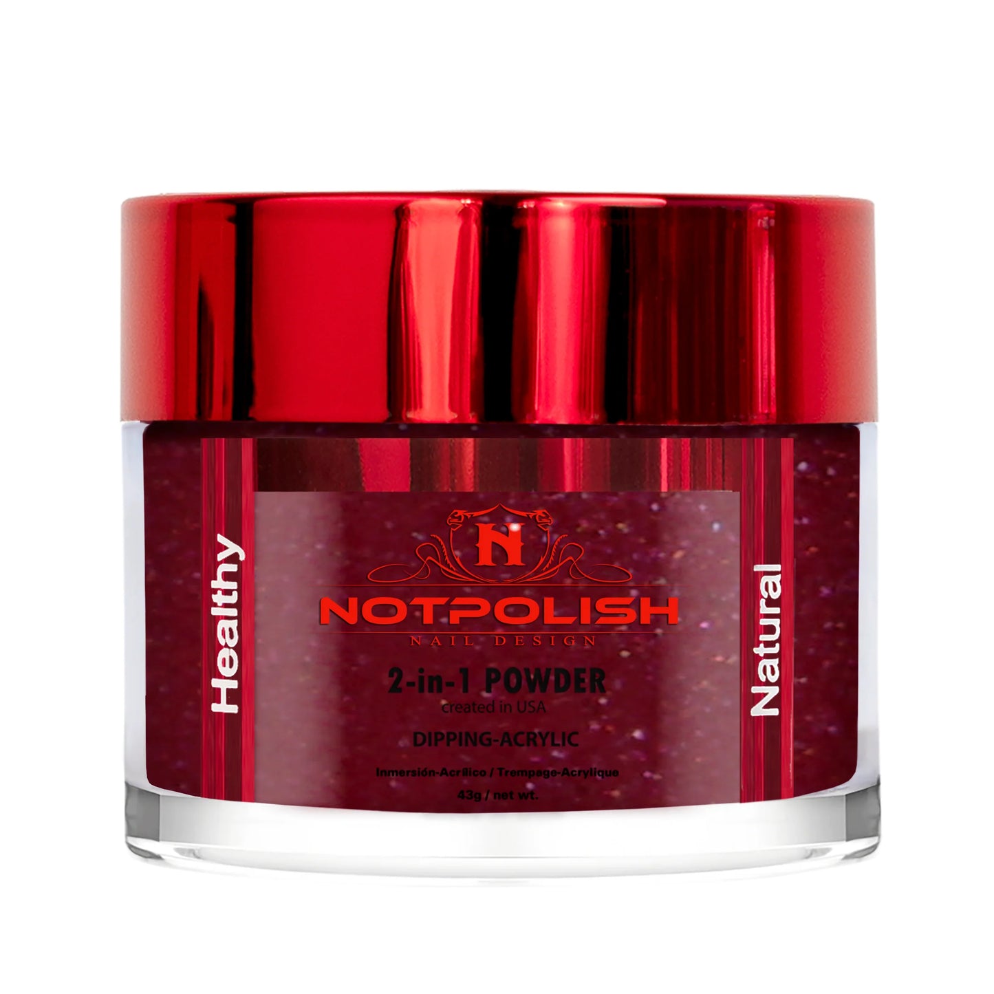 NotPolish - Nail Acrylic/Dip Powder | OG Collection | OG 128 Pink Kiss Powder 2oz Jar