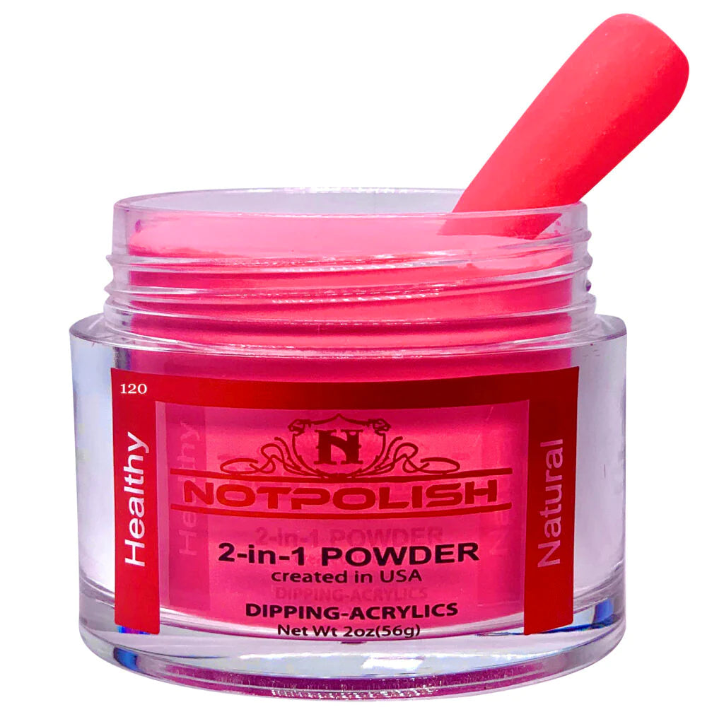 NotPolish - Nail Acrylic/Dip Powder | OG Collection | OG 132 Fire It Up Powder 2oz Jar