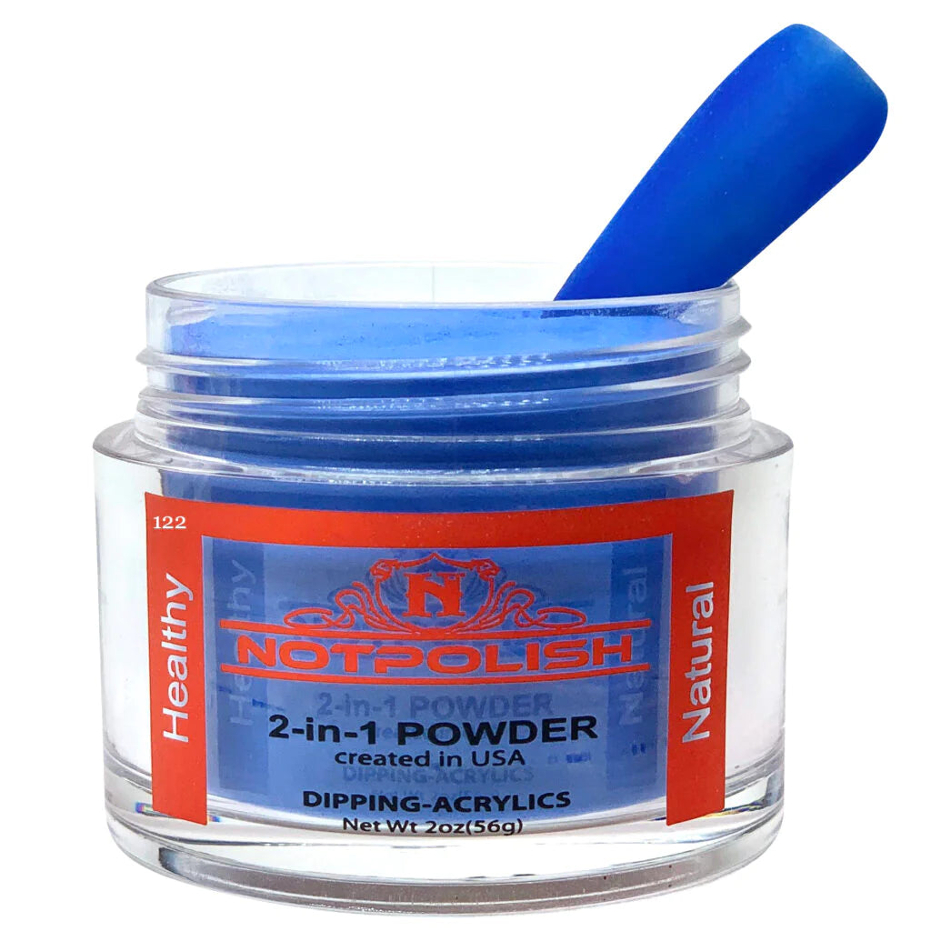 NotPolish - Nail Acrylic/Dip Powder | OG Collection | OG 134 Blue Ball Powder 2oz Jar