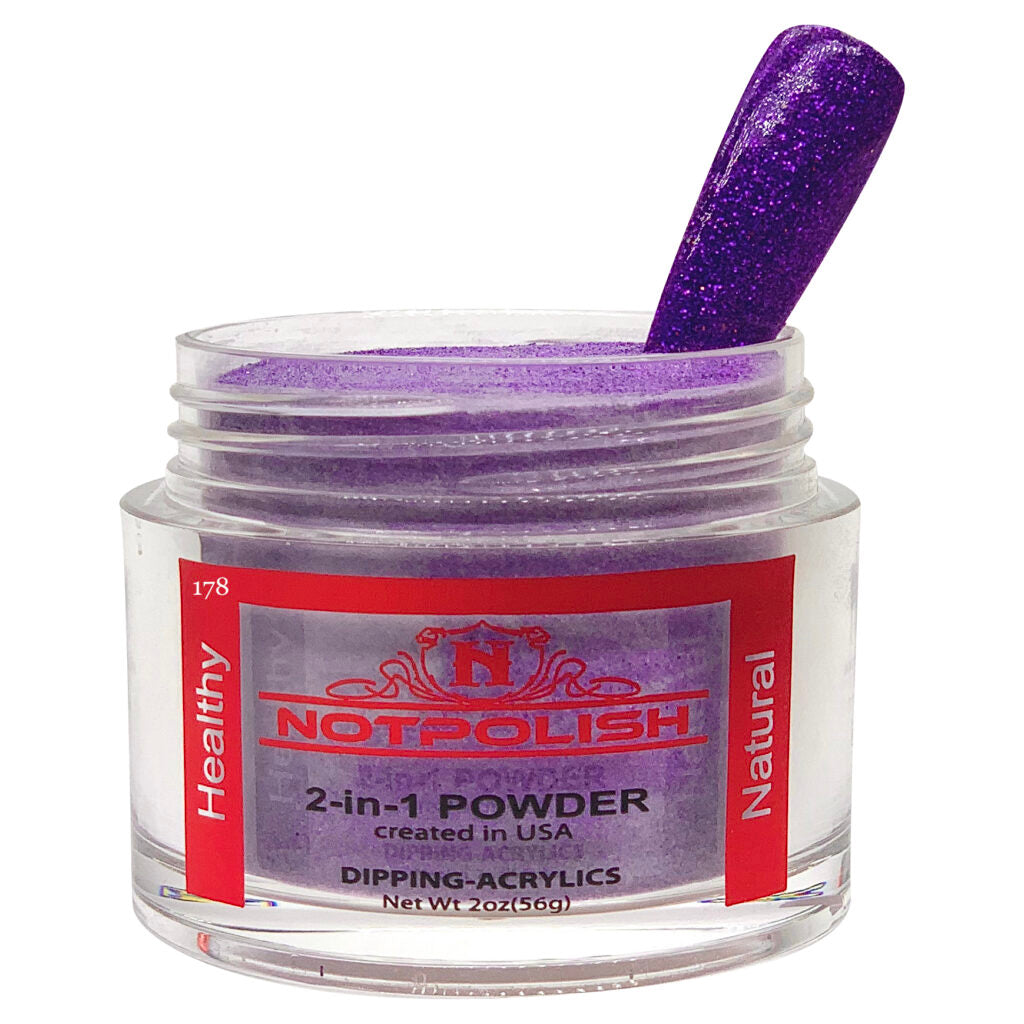 NotPolish - Nail Acrylic/Dip Powder | OG Collection | OG 190 Rupple Kisses Powder 2oz Jar