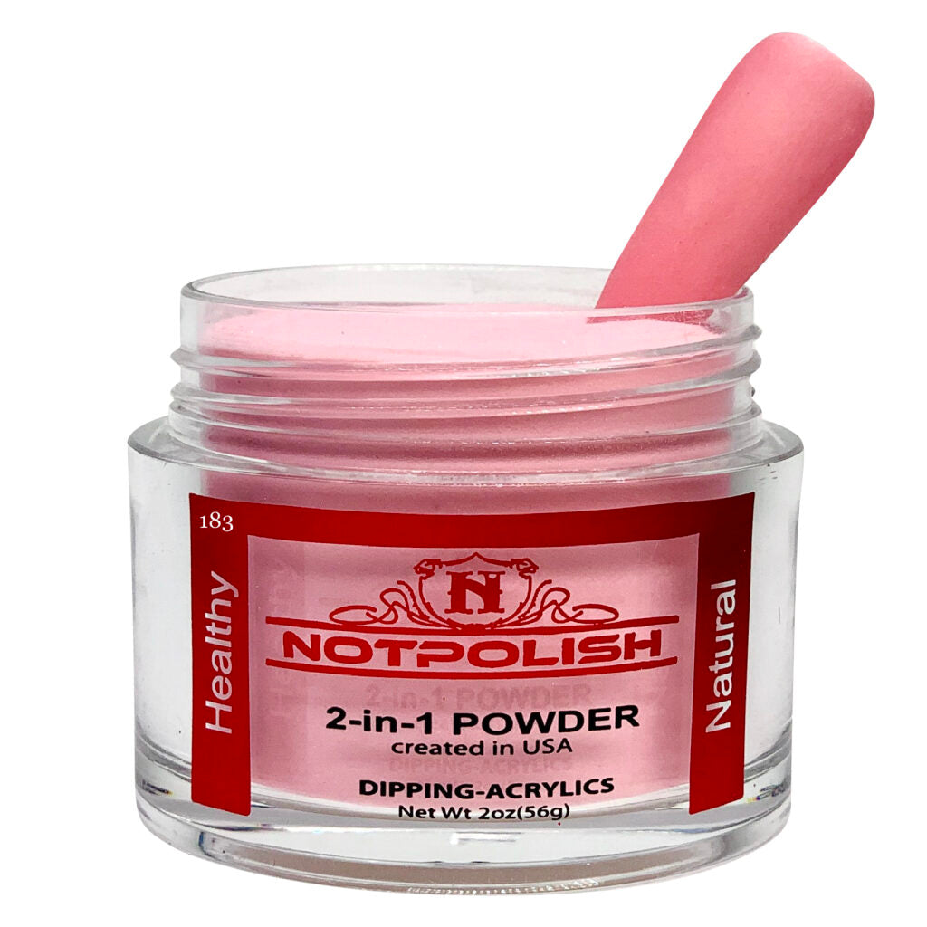NotPolish - Nail Acrylic/Dip Powder | OG Collection | OG 195 Pinky Promise Powder 2oz Jar