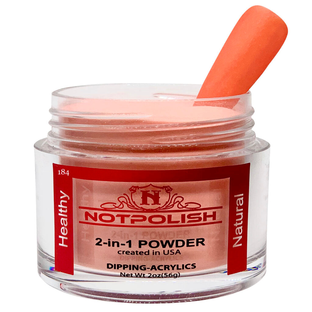 NotPolish - Nail Acrylic/Dip Powder | OG Collection | OG 196 Candied Peach Powder 2oz Jar
