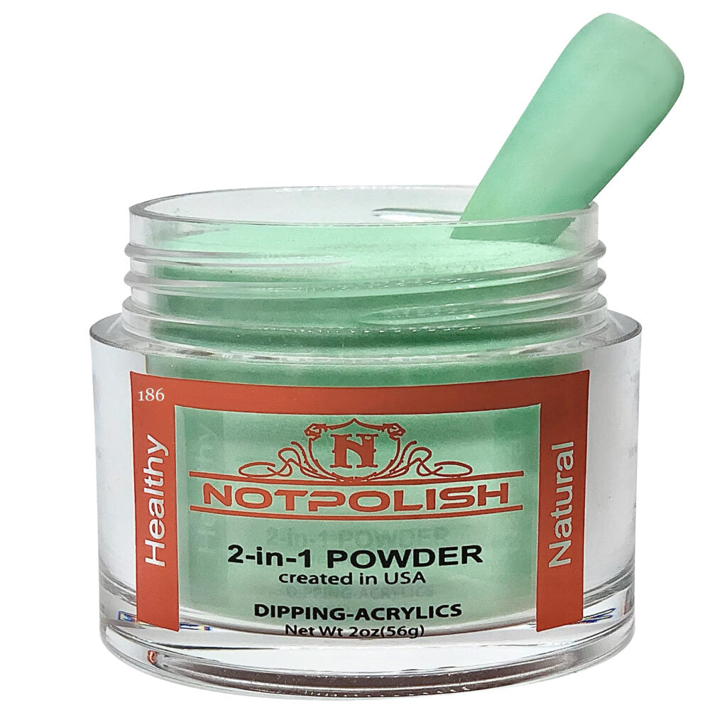 NotPolish - Nail Acrylic/Dip Powder | OG Collection | OG 198 My Commint Mint Powder 2oz Jar