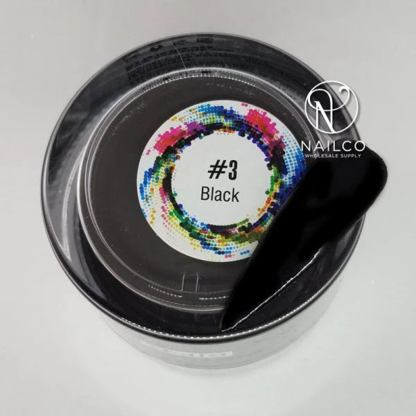 NotPolish - Nail Acrylic/Dip Powder | OG Collection | OG110 Black 2oz Jar