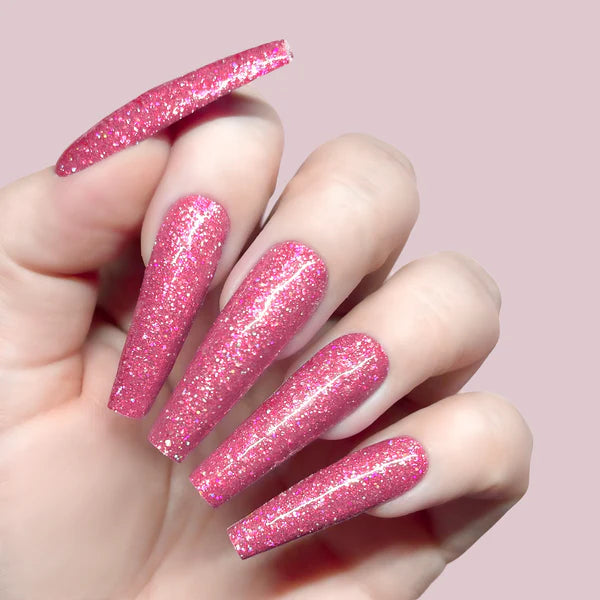 Kiara Sky Hotter Pink Ultra Reflective Diamond Dust Gel Polish
